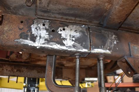 chassis metal repair|rust busting truck frame repair.